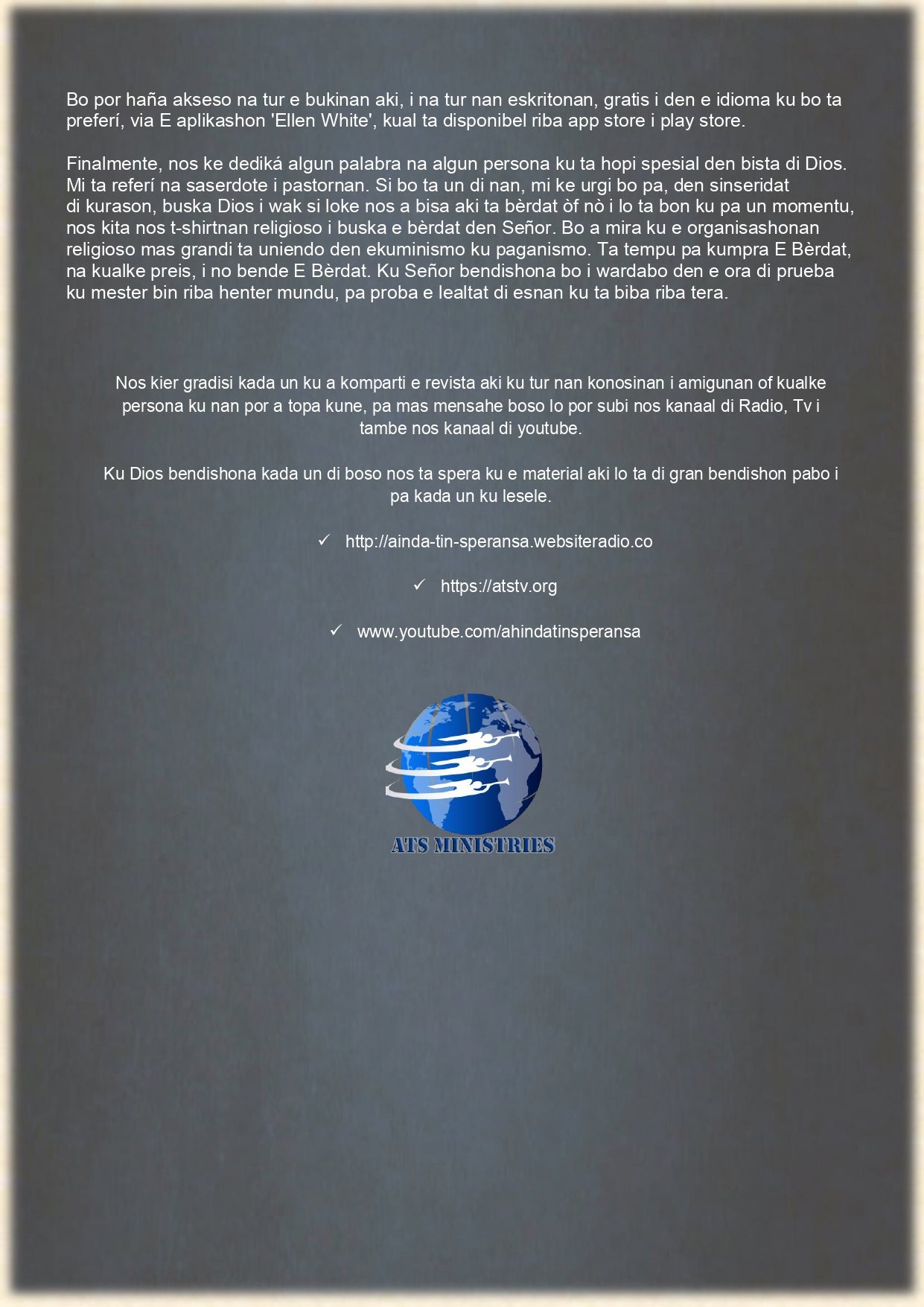 Deskanso Mi Deskanso E Seyo Of E Marka