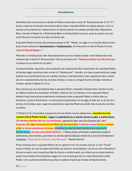 Derumbando E Argumento  "Akaso e sabat a wordu klaba na krus?"